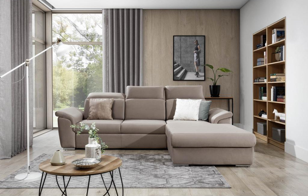 Canapé-lit en velours vert