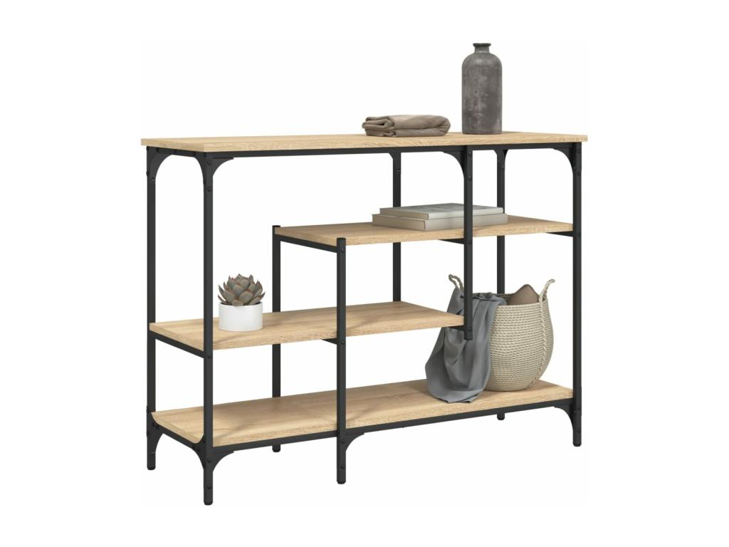 Table en chêne brun, 100 x 35 x 75 cm