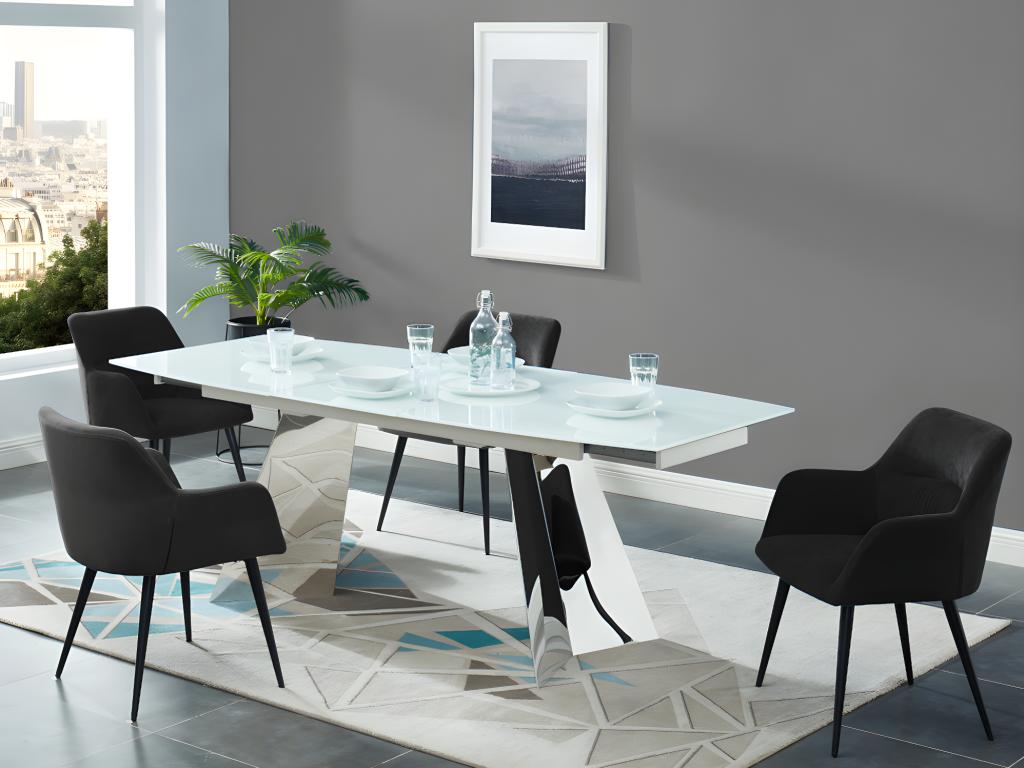 Meubles de maison en tissu noir