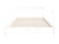 Cadre de lit en pin blanc, 80 x 200 cm