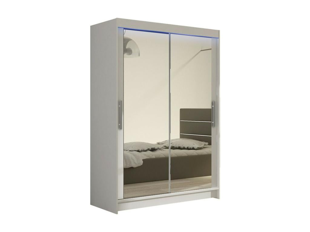 Armoire blanche, 200 x 120 x 58 cm