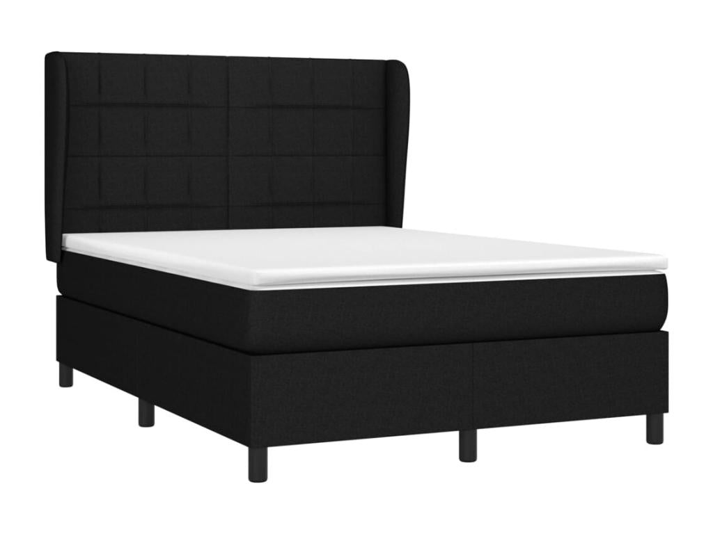 Matelas en tissu noir, 140 x 190 cm - dlz1766574911803