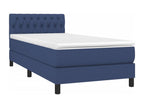 Matelas en tissu bleu, 100 x 200 cm