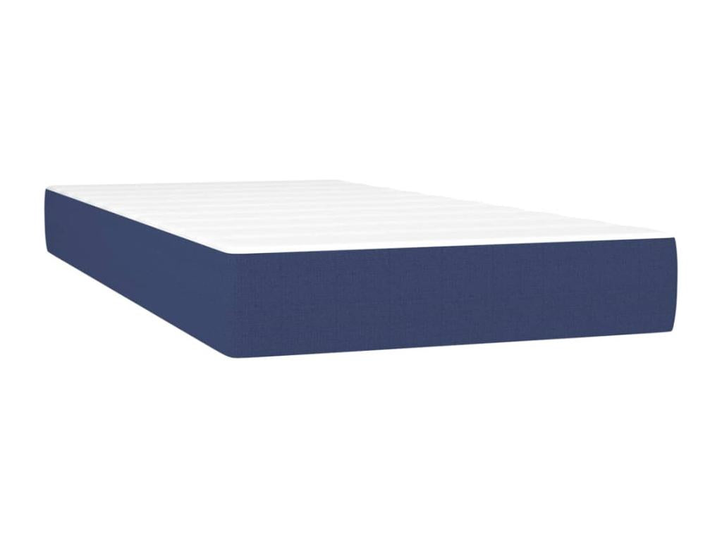 Matelas en tissu bleu, 100 x 200 cm