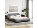 Matelas en tissu gris, 160 x 200 cm - dlz1766575275929