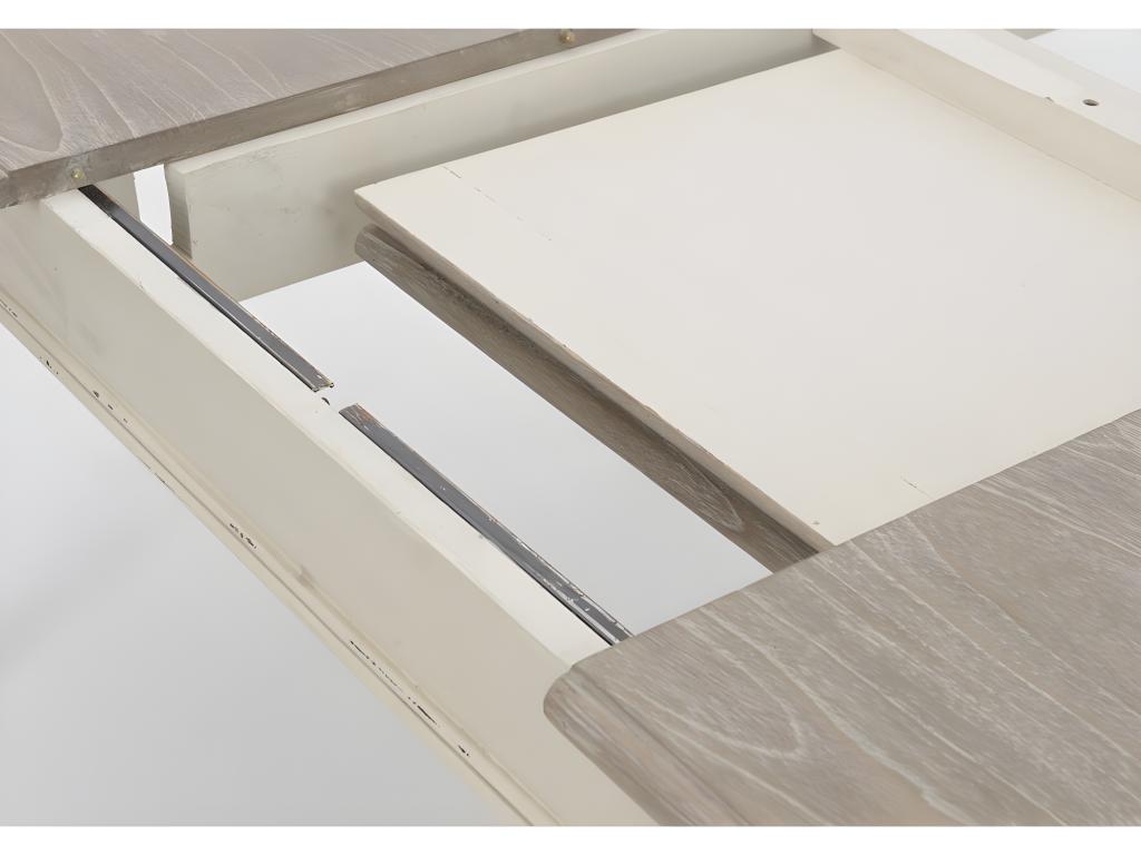 Table de salle à manger beige, 160 x 90 cm