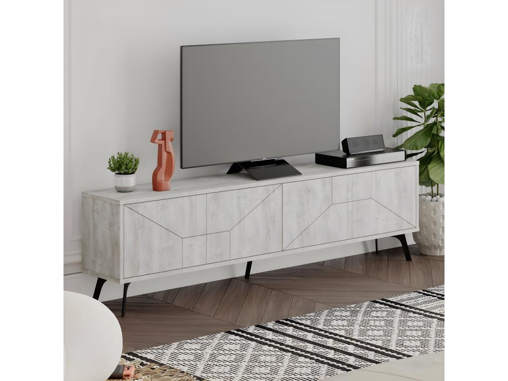 Meuble TV blanc