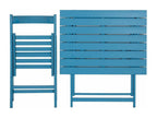 Chaise bleue