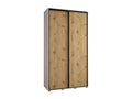 Armoire noire, 140 x 45 x 235,2 cm