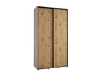 Armoire noire, 140 x 45 x 235,2 cm