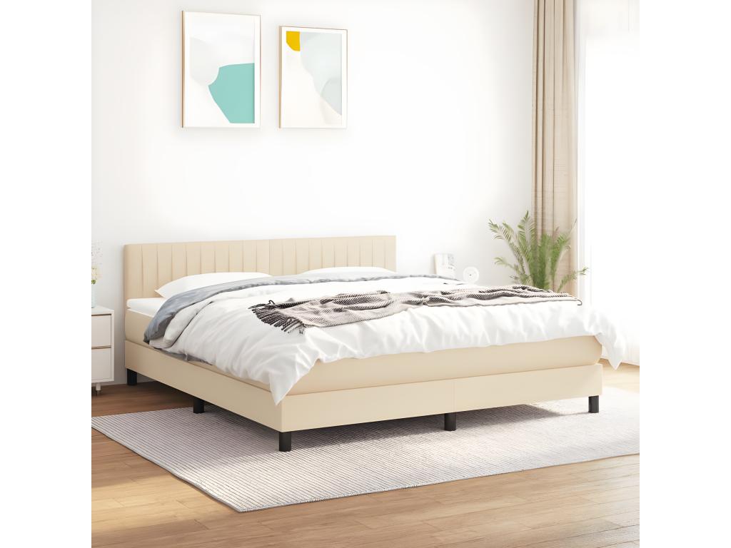 Matelas en tissu blanc, 180 x 200 cm