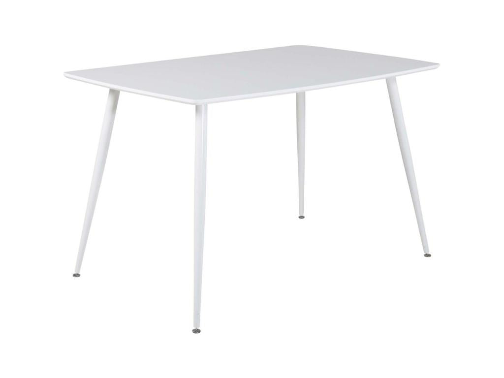 Table blanche, 120 x 80 cm