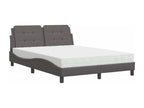 Matelas en similicuir gris, 120 x 200 cm