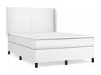 Matelas en similicuir blanc, 140 x 190 cm