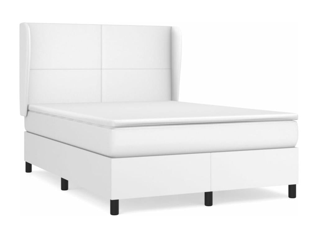 Matelas en similicuir blanc, 140 x 190 cm