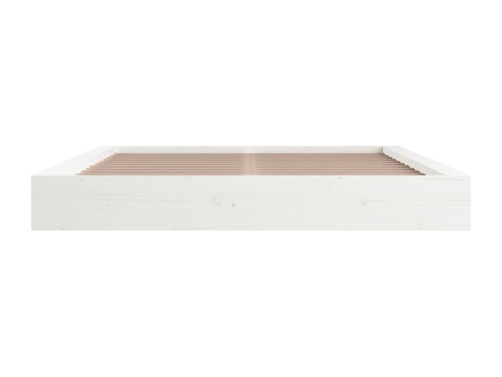 Matelas en bois massif blanc, 150 x 200 cm