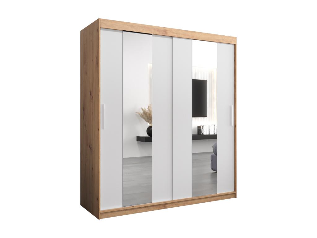 Armoire blanche, 180 x 62 x 200 cm