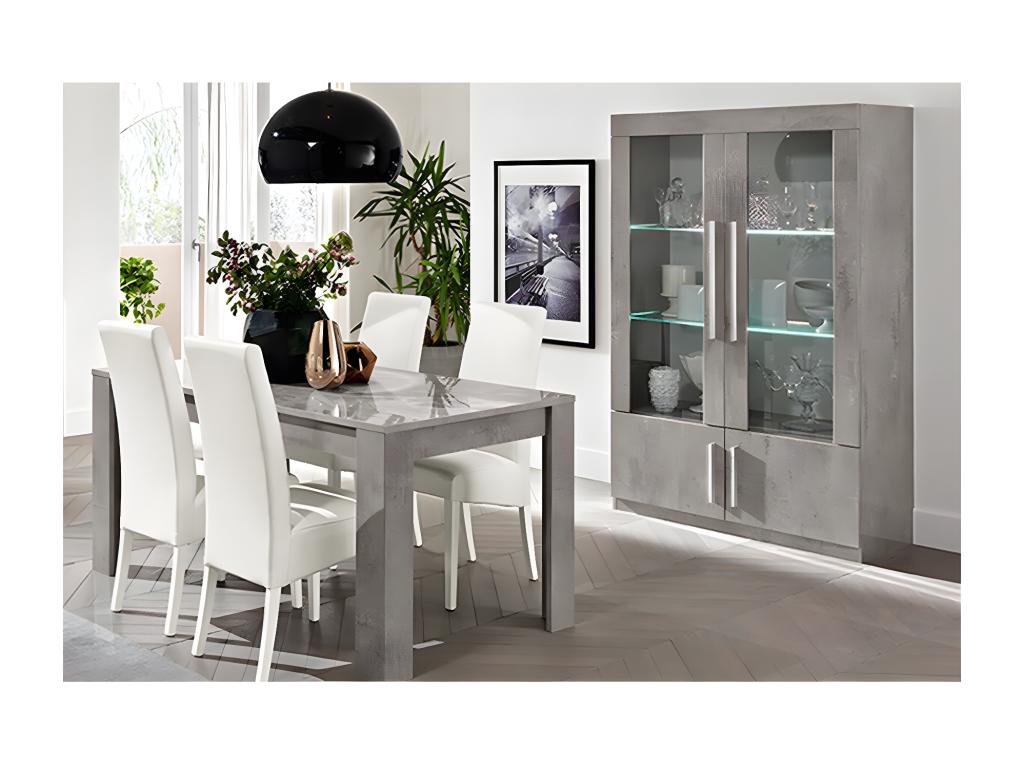Table en marbre gris