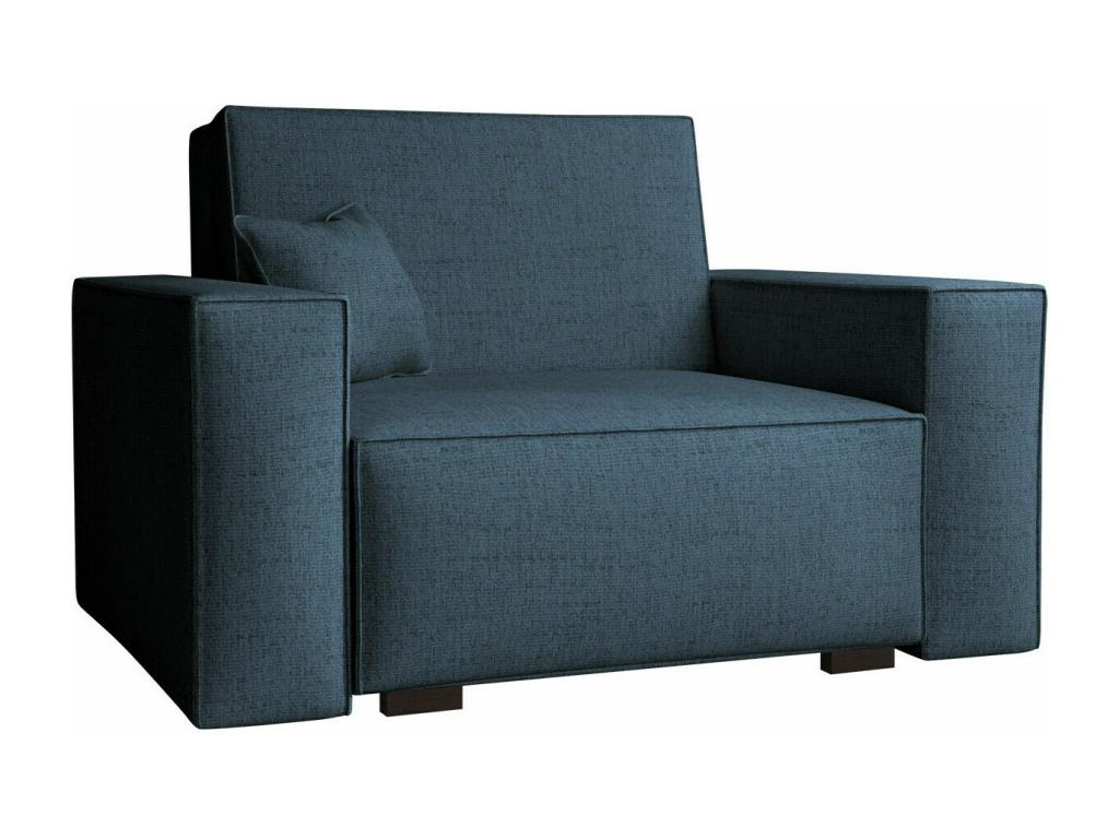 Fauteuil d'appoint bleu, 85 x 123 x 98 cm