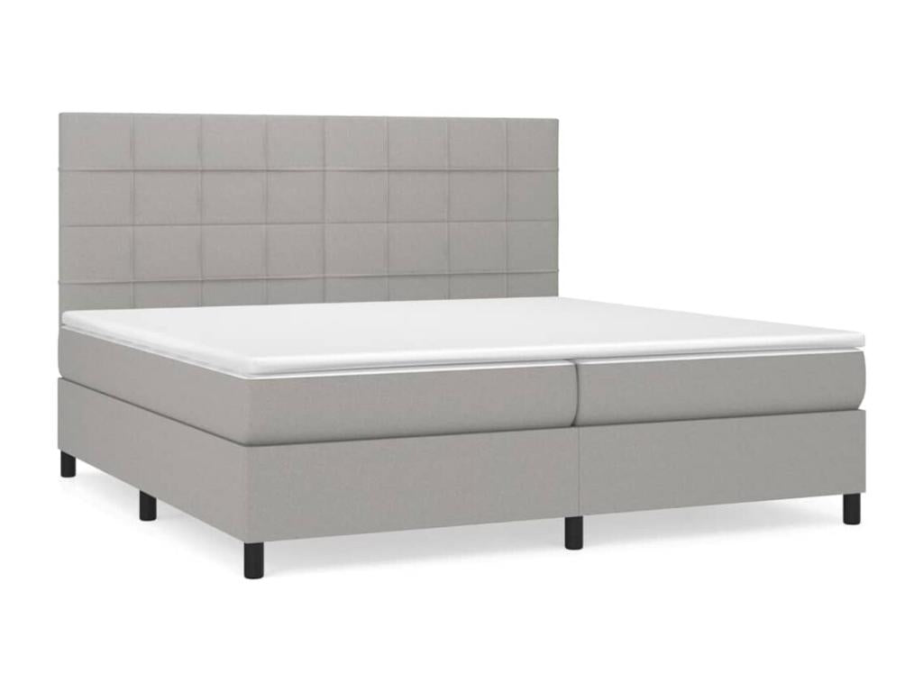 Matelas en tissu gris, 200 x 200 cm