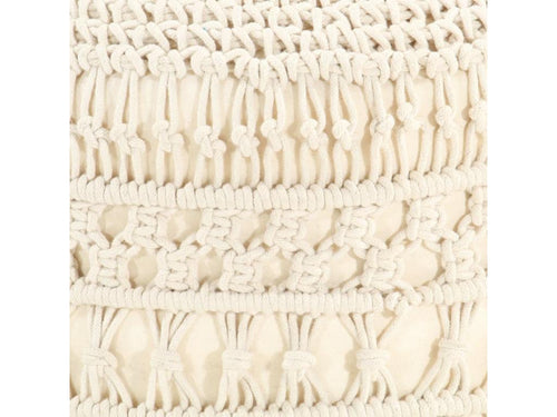 Pouf beige, 45 x 30 cm