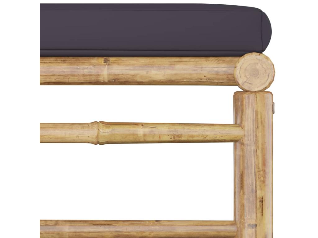 Ensemble de mobilier d'extérieur gris