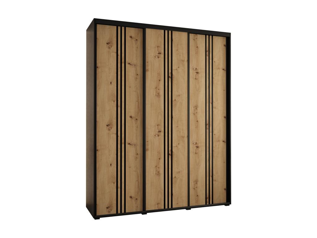 Armoire noire, 190 x 45 x 235,2 cm
