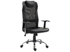 Fauteuil d'appoint en similicuir noir