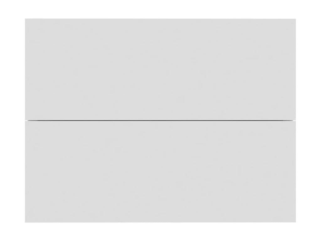 Meuble de maison en bois d'ingénierie blanc, 40 x 30 x 30 cm