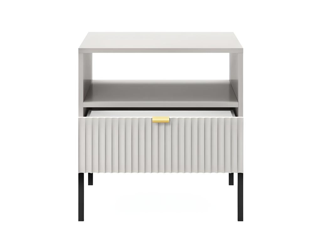 Table basse blanche, 54 x 56 x 39 cm