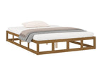 Matelas en bois massif marron, 120 x 200 cm