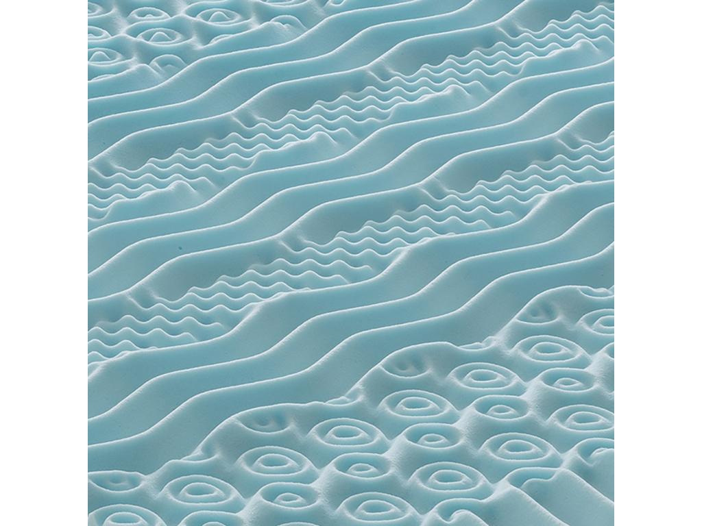 Matelas blanc, 5 cm d'épaisseur, 90 x 190 cm