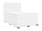 Matelas en similicuir blanc, 140 x 200 cm