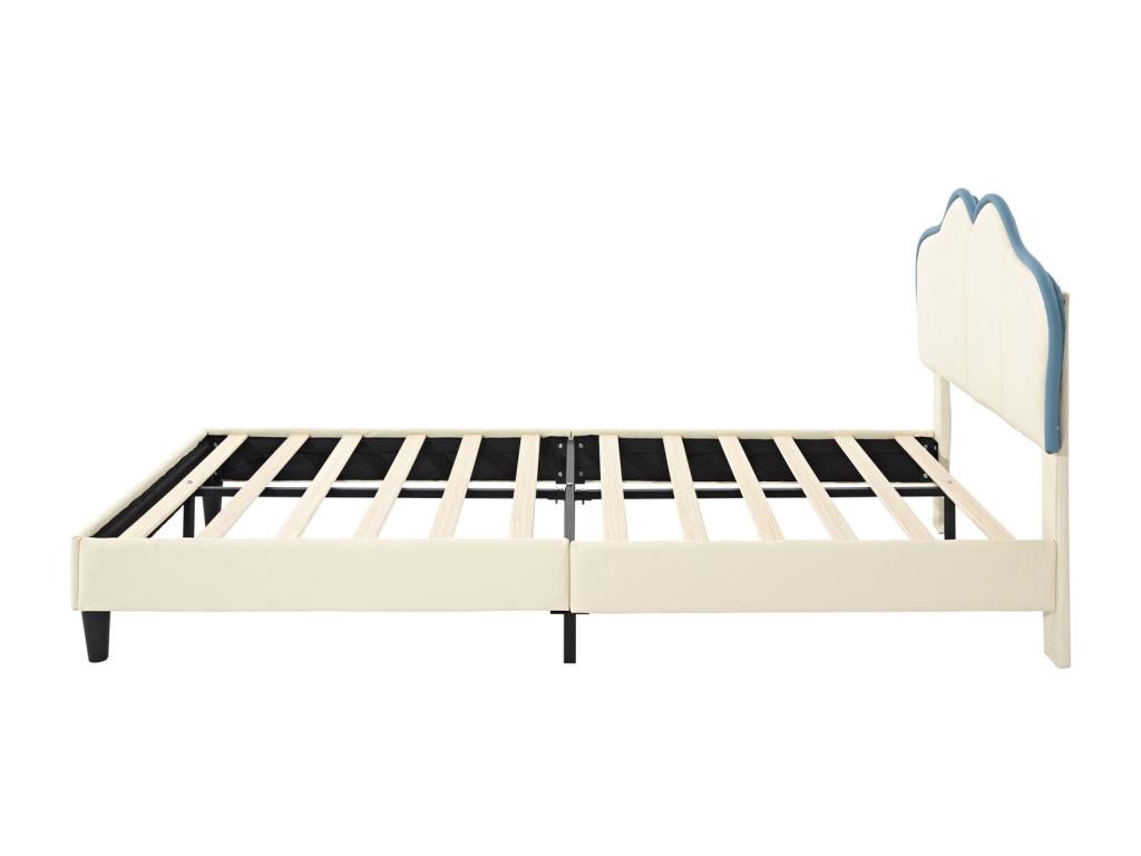 Lit bleu, 90 x 200 cm