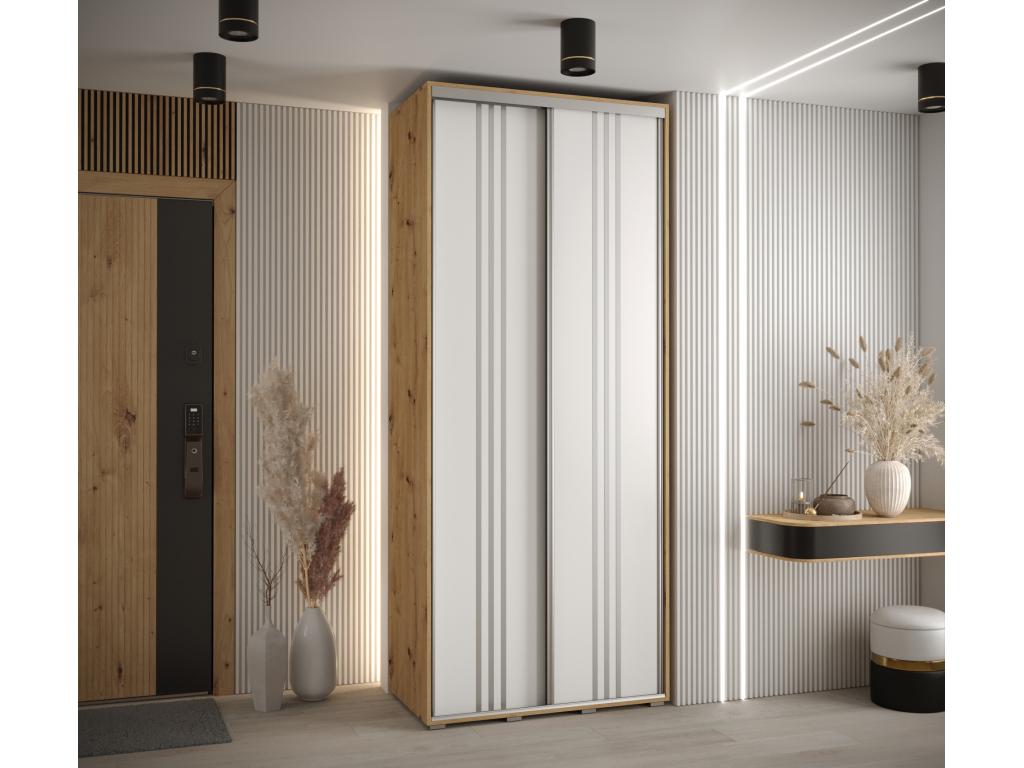 Armoire blanche, 110 x 45 x 235,2 cm