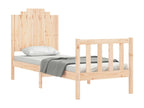 Matelas en bois de pin brun