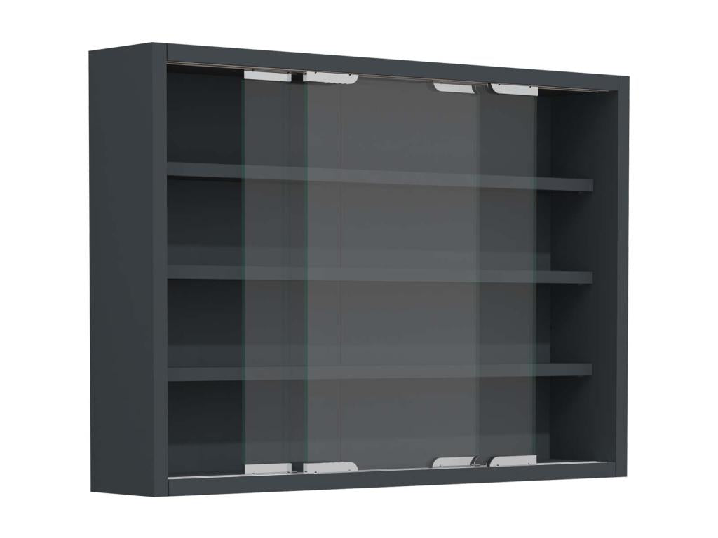 Meubles de maison en verre noir