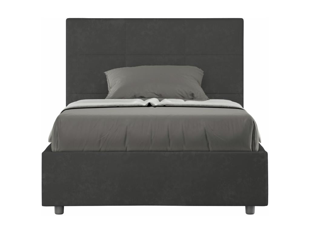 Lit gris, 120 x 210 cm