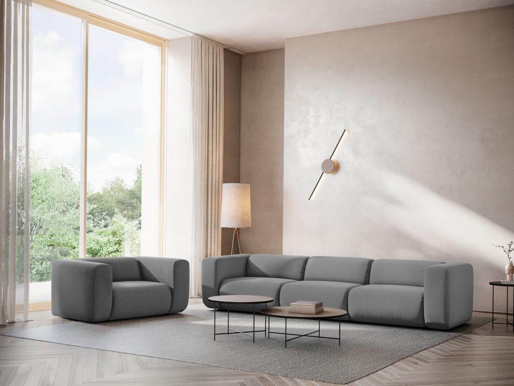 Meubles d'intérieur en velours gris