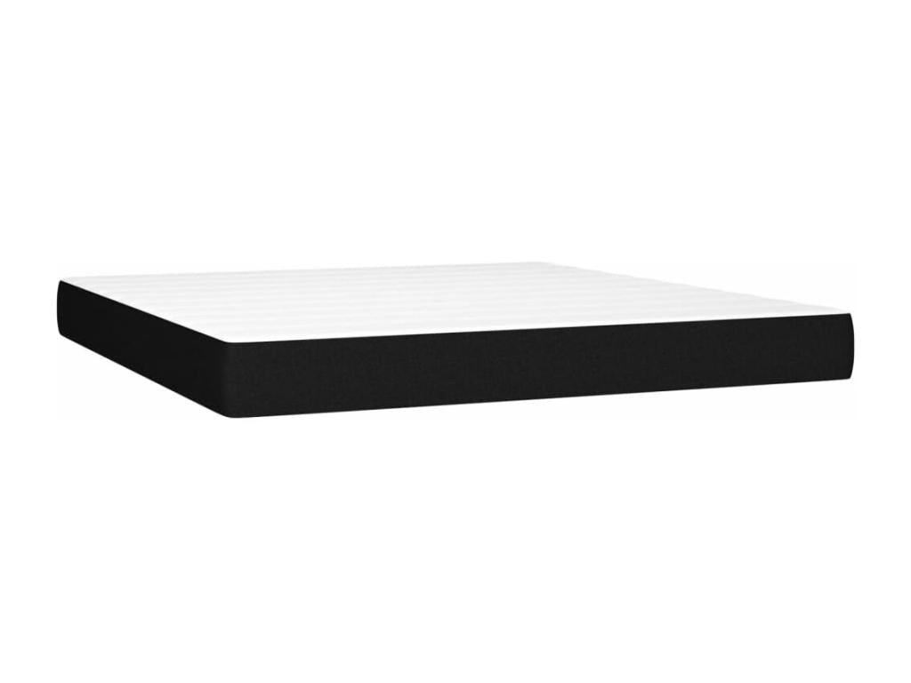 Matelas en tissu noir, 180 x 200 cm - dlz1766575224219