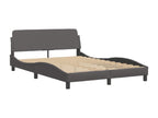 Matelas en similicuir gris, 120 x 200 cm