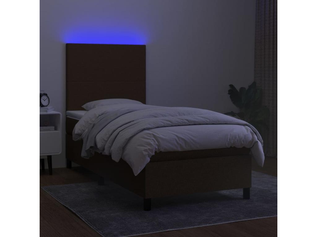 Matelas marron, 90 x 190 cm