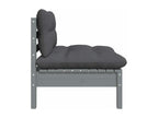 Ensemble de mobilier de jardin en pin gris - dlz1766575627305