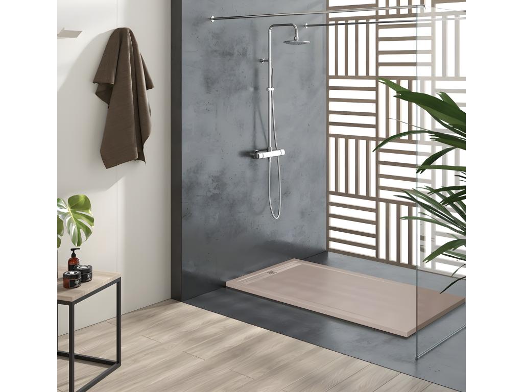 Meuble beige pour la maison, 200 x 70 cm