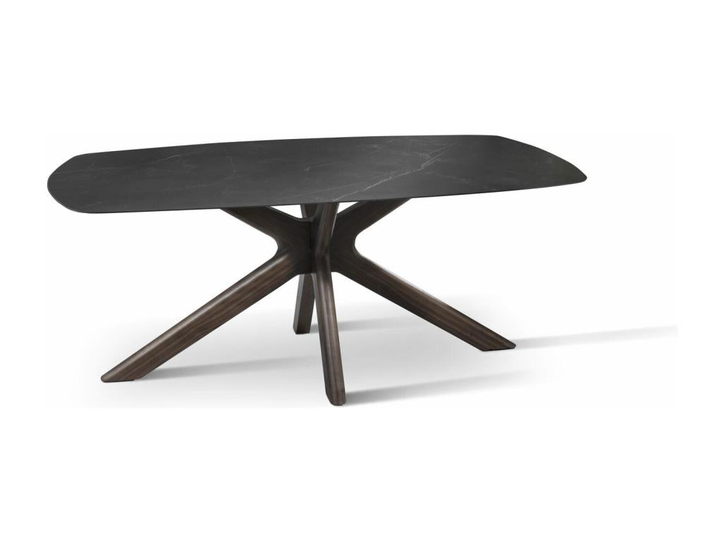 Table noire, 180 x 90 x 76 cm
