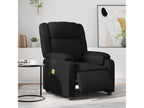 Fauteuil d'appoint en similicuir noir - dlz1766575531414