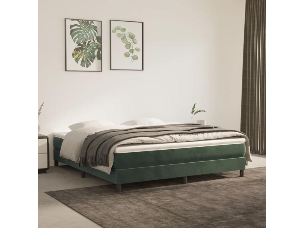 Matelas en velours blanc, 180 x 200 cm