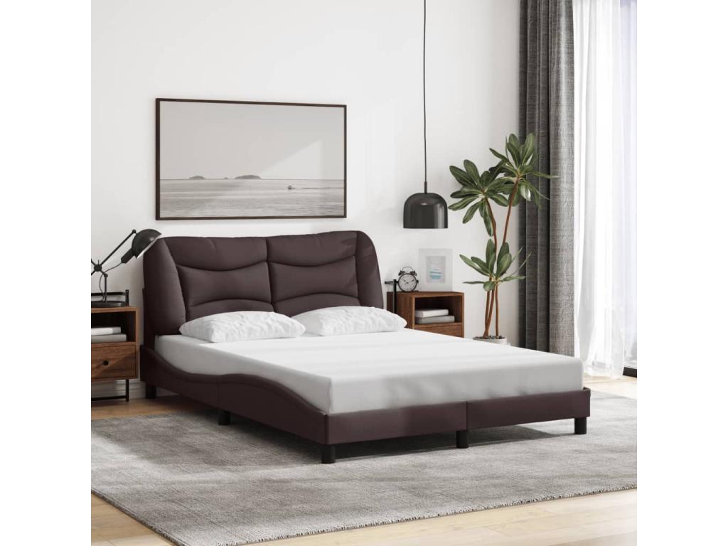 Matelas en tissu marron, 120 x 200 cm