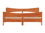 Cadre de lit en pin brun, 180 x 200 cm - dlz1766575478582
