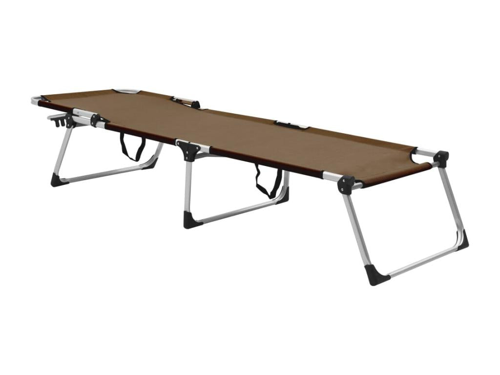 Chaise longue marron